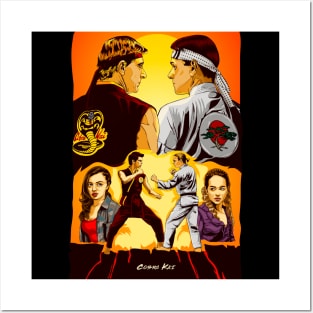 Cobra Kai vs Miyagi Do Posters and Art